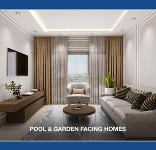 Hall Image of 1250 Sq.ft 2 BHK Apartment / Flat for sale in Adarsh Crest, Hebbal Kempapura Bengaluru for Rs. 15900000