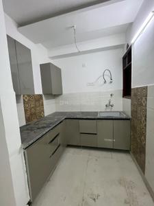 Kitchen Image of 600 Sq.ft 1 BHK Builder Floor for rent in Chhattarpur New Delhi for Rs. 16000