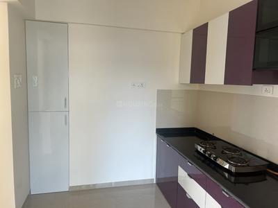Kitchen Image of 990 Sq.ft 3 BHK Apartment / Flat for rent in Vijay Park, Kasarvadavali Thane for Rs. 44000