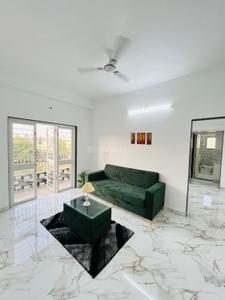 Bedroom Image of 612 Sq.ft 1 BHK Apartment / Flat for rent in Wadgaon Sheri Pune for Rs. 26000