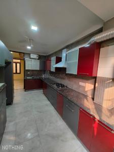 Kitchen Image of 4000 Sq.ft 4 BHK Builder Floor for rent in Geetanjali Enclave New Delhi for Rs. 160000