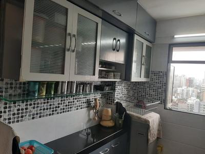 Kitchen Image of 600 Sq.ft 1 BHK Apartment / Flat for rent in Kandivali West Mumbai for Rs. 42000