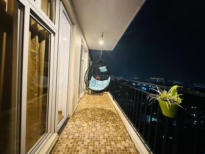 Balcony Image of 1550 Sq.ft 3 BHK Apartment / Flat for rent in Omaxe The Palace, Gomti Nagar Lucknow for Rs. 55000