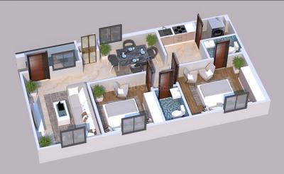 Image of 1100 Sq.ft 2 BHK Apartment / Flat for sale in Ameenpur, Sangareddy for Rs. 6200000