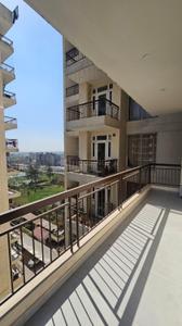 Balcony Image of 3000 Sq.ft 3 BHK Apartment / Flat for rent in Green Lotus Saksham, Nabha Zirakpur for Rs. 40000