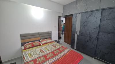 Bedroom Image of 2000 Sq.ft 3 BHK Apartment / Flat for rent in Shadhna Skywalk, Chandkheda Ahmedabad for Rs. 38000