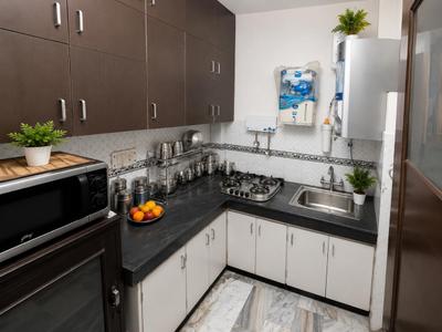 Kitchen Image of 648 Sq.ft 2 BHK Builder Floor for sale in Jangpura New Delhi for Rs. 5000000