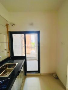 Kitchen Image of 1500 Sq.ft 3 BHK Apartment / Flat for rent in Ganesh Elegence, Bhadaj Ahmedabad for Rs. 18000