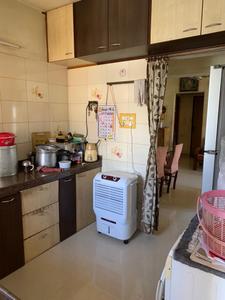Kitchen Image of 1140 Sq.ft 3 BHK Apartment / Flat for rent in Orlem Apartments, Malad West Mumbai for Rs. 80000