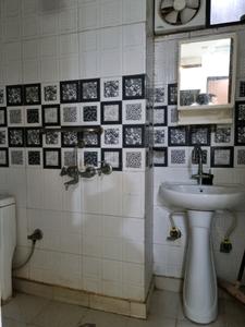 Common Bathroom Image of 900 Sq.ft 3 BHK Apartment / Flat for rent in Mahavir Enclave New Delhi for Rs. 24000