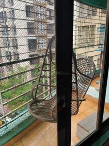 Balcony Image of 950 Sq.ft 2 BHK Apartment / Flat for rent in PIL Krishna Dham, Mira Road East Mira Bhayandar for Rs. 30000