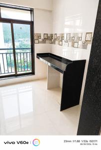 Kitchen Image of 1025 Sq.ft 2 BHK Apartment / Flat for sale in National Trinity Paradise Phase 1, Shilphata Thane for Rs. 7500000