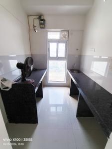 Kitchen Image of 700 Sq.ft 1 BHK Apartment / Flat for rent in Ashar Arize, Kalwa Thane for Rs. 28000