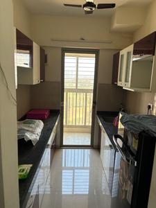 Kitchen Image of 638 Sq.ft 1 BHK Apartment / Flat for rent in Lodha Casa Bella, Usarghar Thane for Rs. 16000