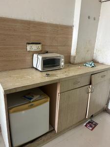 Kitchen Image of 380 Sq.ft 1 RK Studio for rent in Qube Hebitac Apartment , Knowledge Park 3 Greater Noida for Rs. 12000