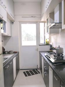 Kitchen Image of 907 Sq.ft 2 BHK Apartment / Flat for rent in Akshayanagar Bengaluru for Rs. 36000