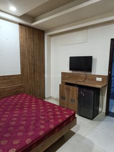 Bedroom Image of 800 Sq.ft 1 RK Studio for rent in Malviya Nagar Jaipur for Rs. 18000