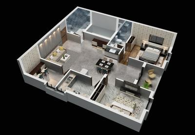 Image of 1929 Sq.ft 3 BHK Apartment / Flat for sale in Badaraghunathpur, Bhubaneswar for Rs. 10000000