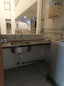 Kitchen Image of 650 Sq.ft 1 BHK Apartment / Flat for rent in Shiv Zen World , Hadapsar Pune for Rs. 24000