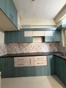 Kitchen Image of 1000 Sq.ft 2 BHK Builder Floor for rent in Mahalakshmi Nagar Indore for Rs. 21000