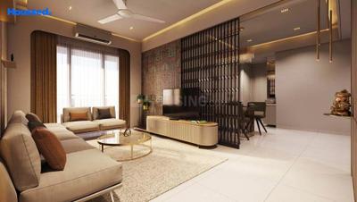 Hall Image of 1800 Sq.ft 3 BHK Apartment / Flat for sale in Vaishno Devi Circle Ahmedabad for Rs. 7200000