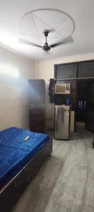 Bedroom Image of 500 Sq.ft 1 BHK Builder Floor for rent in Hari Nagar New Delhi for Rs. 16600