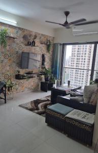 Hall Image of 850 Sq.ft 2 BHK Apartment / Flat for rent in Unique Greens, Thane West Thane for Rs. 35000