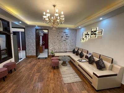 Hall Image of 1500 Sq.ft 3 BHK Apartment / Flat for rent in Sun Freedom Fighter Floors, Saket New Delhi for Rs. 60000