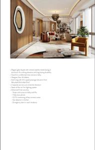 Hall Image of 1400 Sq.ft 3 BHK Apartment / Flat for sale in Lodha Adrina, Lower Parel Mumbai for Rs. 74000000