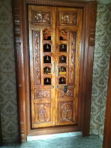 Pooja Room Image of 1500 Sq.ft 3 BHK Apartment / Flat for rent in Upkar Spring Valley, Eluvapalli Hosur for Rs. 30000