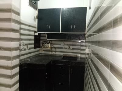 Kitchen Image of 650 Sq.ft 1 BHK Builder Floor for rent in Nawada New Delhi for Rs. 16500