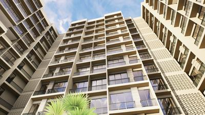 Image of 760 Sq.ft 1 BHK Apartment / Flat for sale in Today Aikyam Two, Pushpak Nagar, Navi Mumbai for Rs. 5000000