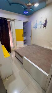 Bedroom Image of 800 Sq.ft 2 BHK Apartment / Flat for rent in Sunrise Glory, Shilphata Thane for Rs. 30000