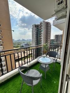 Balcony Image of 2700 Sq.ft 4 BHK Builder Floor for rent in Omaxe NRI City, Omega II Greater Noida for Rs. 70000
