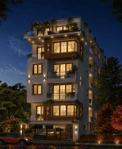 Image of 1850 Sq.ft 3 BHK Apartment / Flat for sale in Cox Town, Bengaluru for Rs. 23000000