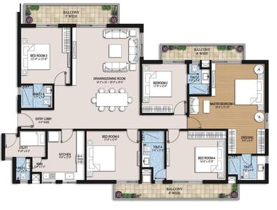 Image of 1320 Sq.ft 2 BHK Apartment / Flat for sale in Ansal Heights, Sector 92, Gurgaon for Rs. 9500000