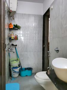 Common Bathroom Image of 666 Sq.ft 2 BHK Apartment / Flat for sale in Vihang Hills, Thane West Thane for Rs. 9500000