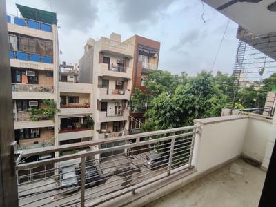 Balcony Image of 900 Sq.ft 2 BHK Builder Floor for sale in RWA Pragati Park Block H18 and L, Malviya Nagar New Delhi for Rs. 17000000