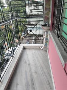 Balcony Image of 1220 Sq.ft 3 BHK Apartment / Flat for rent in Nagerbazar Kolkata for Rs. 17000