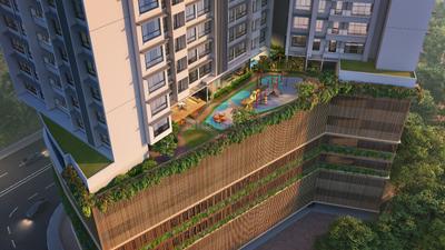 Image of 850 Sq.ft 2 BHK Apartment / Flat for sale in Akshay Avneesh Imperium Phase II, Mulund East, Mumbai for Rs. 19600000