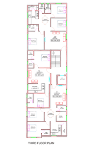 Floor Plan Image of 887 Sq.ft 2 BHK Apartment / Flat for sale in Madipakkam Chennai for Rs. 8426500