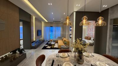 Living Room Image of 1660 Sq.ft 3 BHK Apartment / Flat for sale in Runwal One, Thane West Thane for Rs. 32800000