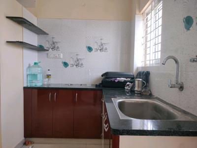 Kitchen Image of 400 Sq.ft 1 BHK Apartment / Flat for rent in Bellandur Bengaluru for Rs. 18000