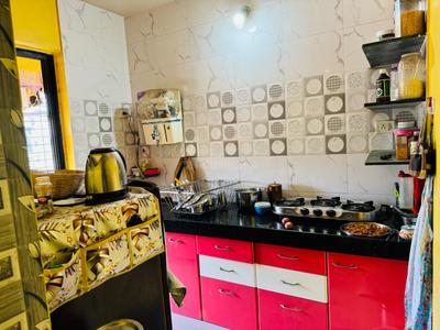 Kitchen Image of 690 Sq.ft 1 BHK Apartment / Flat for sale in Dombivli East Thane for Rs. 4000000