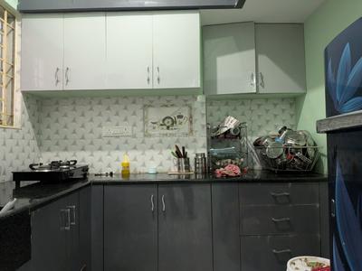 Kitchen Image of 600 Sq.ft 2 BHK Builder Floor for rent in K R Puram Bengaluru for Rs. 16000