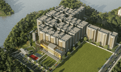 Image of 1145 Sq.ft 2 BHK Apartment / Flat for sale in Hallmark Sunnyside, Manchirevula, Hyderabad for Rs. 9000000