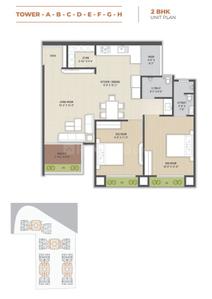 Image of 1636 Sq.ft 3 BHK Apartment / Flat for sale in Jahangirabad, Surat for Rs. 5889600