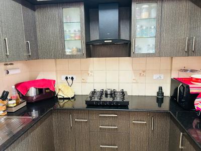 Kitchen Image of 1250 Sq.ft 2 BHK Apartment / Flat for rent in Shanders Alta Vista, Electronic City Bengaluru for Rs. 38000