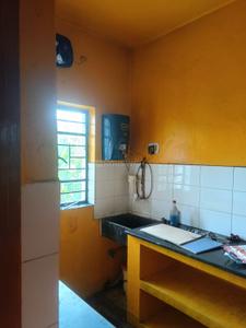 Kitchen Image of 500 Sq.ft 1 BHK Apartment / Flat for rent in New Town Kolkata for Rs. 13000