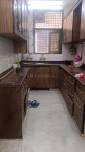 Kitchen Image of 1050 Sq.ft 2 BHK Builder Floor for rent in Sector 24 Rohini New Delhi for Rs. 18000